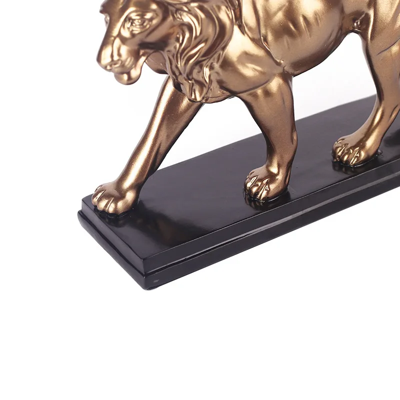 

African ferocious lion sculpture statue resin domineering animal lion home decoration accessories Attic craft gift statue