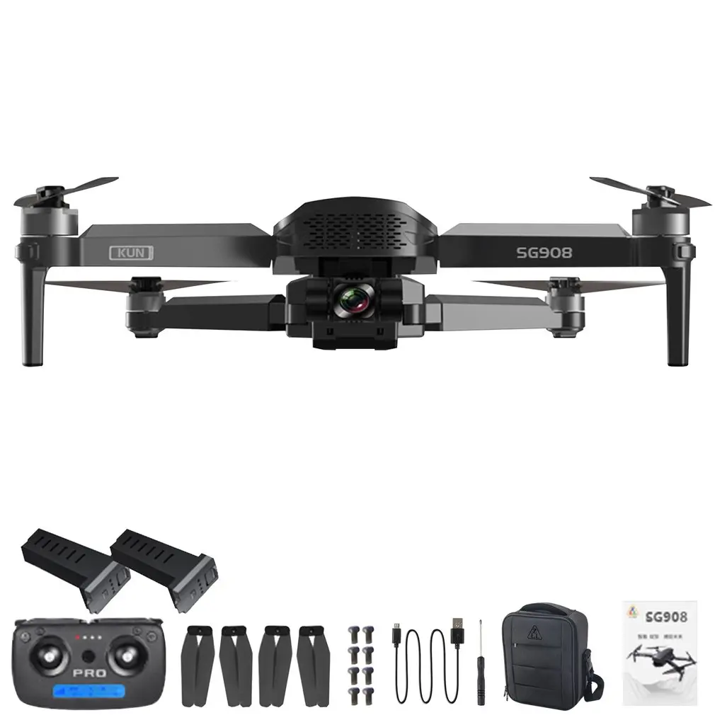 

SG908 3 Axis Gimbal Drone With 4K Camera High Definition 5G GPS WIFI FPV Brushless Motor Professional RC Quadcopter