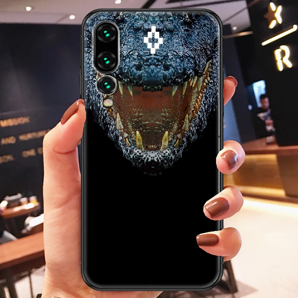 

Luxury Marceloes Brand Burlones Phone case For Huawei P Mate P10 P20 P30 P40 10 20 Smart Z Pro Lite 2019 black soft bumper art