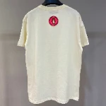 

109534 New Summer Cute Bear Print Classic Letter Design Casual Versatile Loose Cotton Crew Neck Short Sleeve T-shirt Unisex G1