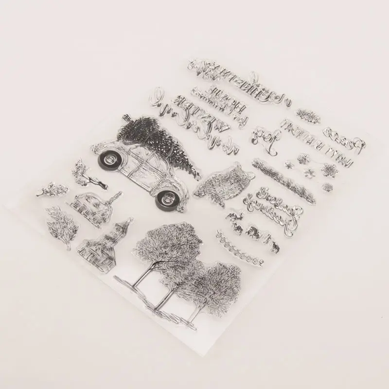 Owl Tree Silicone Clear Seal Stamp DIY Scrapbooking Embossing Photo Album Decor | Канцтовары для офиса и дома