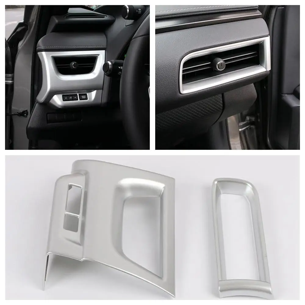 

Dashboard Side Air Conditioner AC Outlet Vent Decoration Cover Trim Fit For Lexus UX 200 250H 2019 2020 ABS Matte / Carbon Fiber