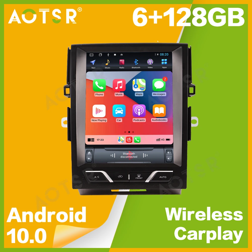 

2 DIN Android 10 6+128GB Tesla Style for Toyota Reiz 2013 - 2016 GPS Car Navigation Multimedia Video Stereo Player Radio Carplay