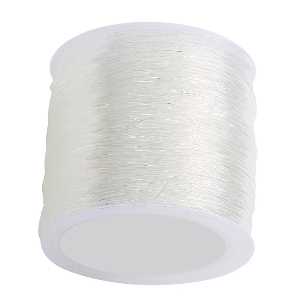 

1 Roll of Elastic Jewelry Thread, Rubber Thread, Transparent Thread for Pearl Jewelry