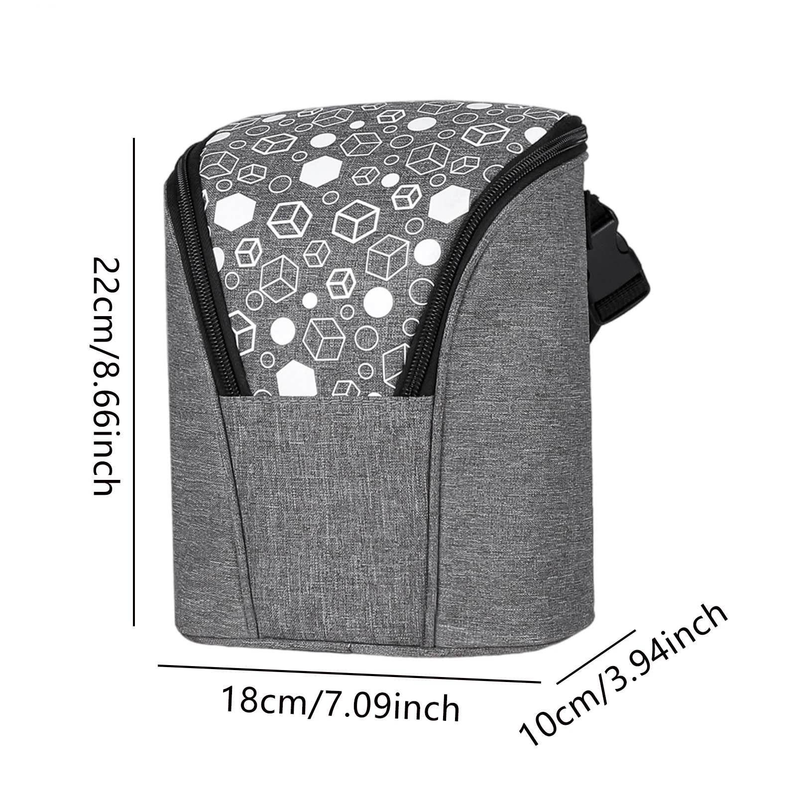 Bolsa enfriadora de leche materna, bolsa aislante para botella de gran capacidad de beb&eacute; con paquete de hielo, Enfriador de biber&oacute;n perfecto para viaje de guarder&iacute;a-5