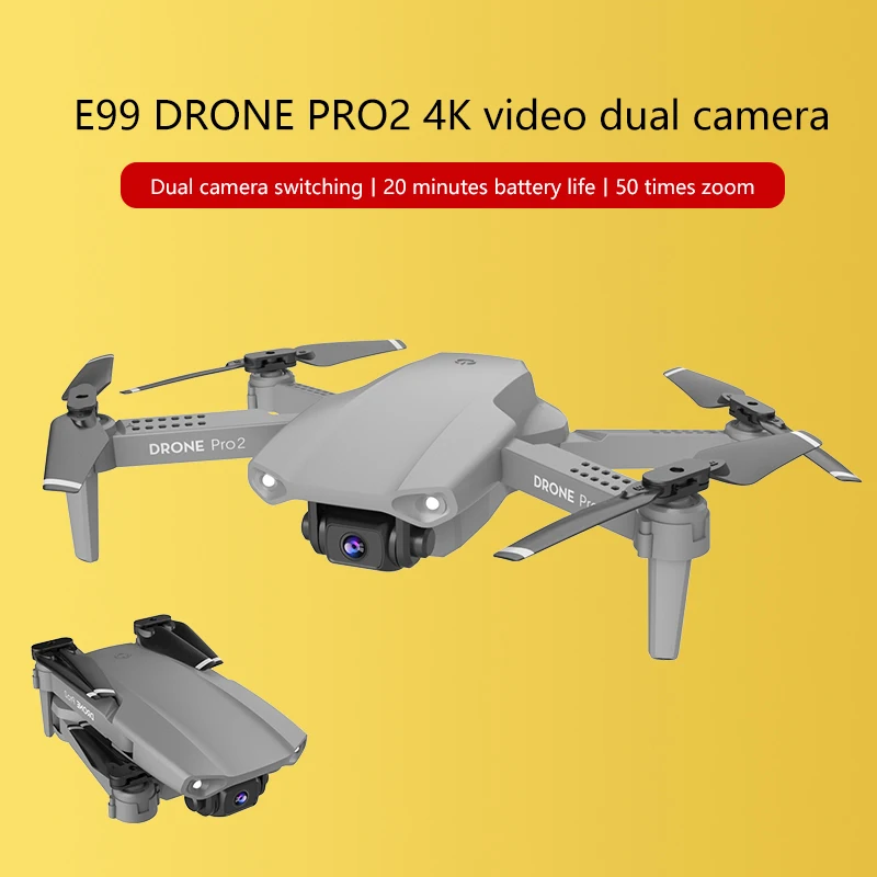 E99 RC Дрон оптический поток двойная камера фиксированная точка 4K HD