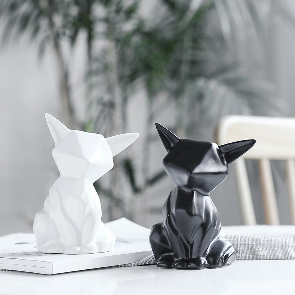 

Matt Fox Figurine Minimalism Animal Sculpture Shopwindow Bookcase Decor