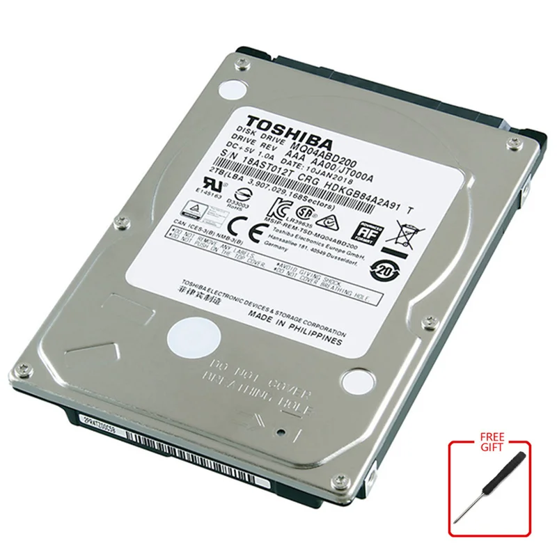 

Toshiba 2 ТБ жесткий диск для ноутбука 2,5 дюйма HDD 2,5 дюйма Sata3 внутренний жесткий диск 2T жесткий диск Hardisk HD 5400 об/мин