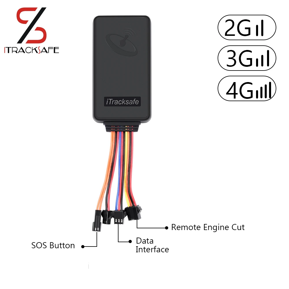 ITracksafe 2G 3G 4G Lte умный мини локатор для автомобиля GPS трекер мотоцикла с бесплатными