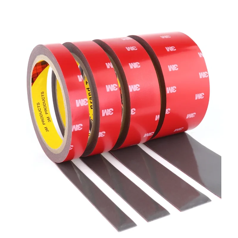 

3M Double-sided Tape Self-Adhesive Sticky Tape Roll 5/8/15/20/30/50MM VHB Acrylic Foam Tape 1.0MM Thick Car/office/Home decoratr