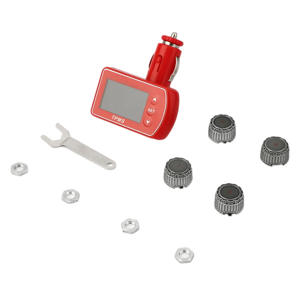 5 цветов шин Давление монитор Системы + 4 внешних датчики ЖК дисплей Дисплей GT02 T02