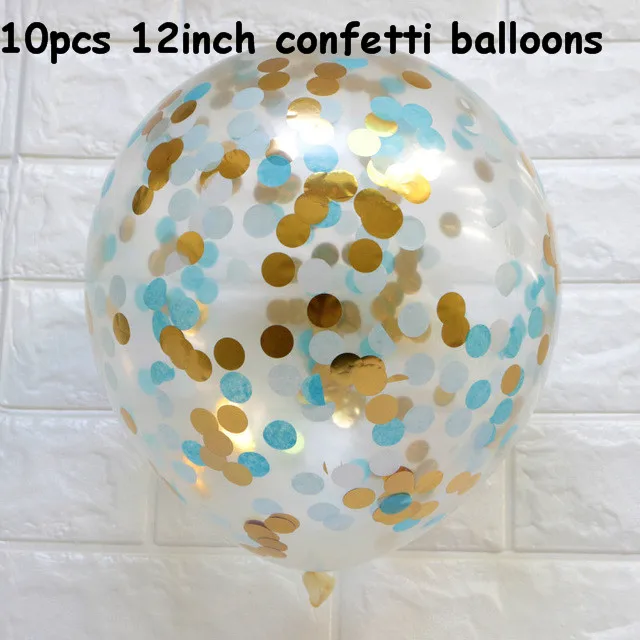 10pcs as the picture 10 шт. розовые и золотые воздушные шары набор конфетти хром шар День рождения деко вечерние украшения свадебные юбилей глобалы металлик - Цвет: 10pcs as the picture