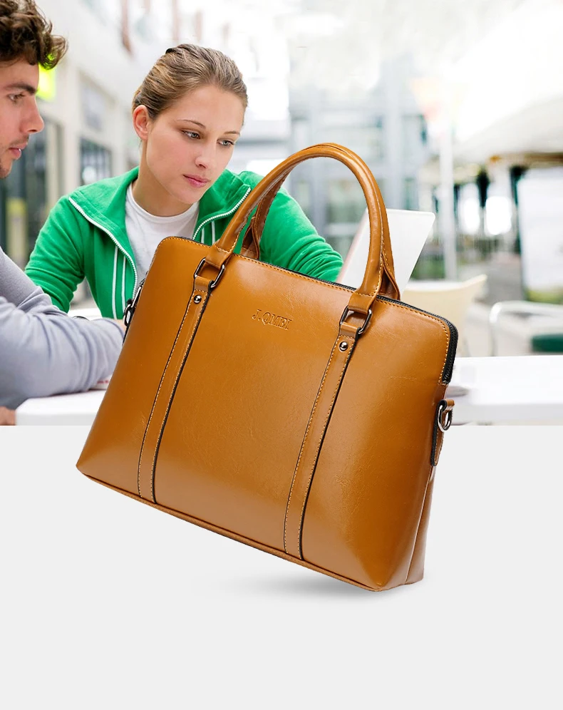 Luxury Women's Briefcase 14" Laptop Handbag Women Business Crossbody Bag Messenger Shoulder Bags for Ladies Office Bag Totes