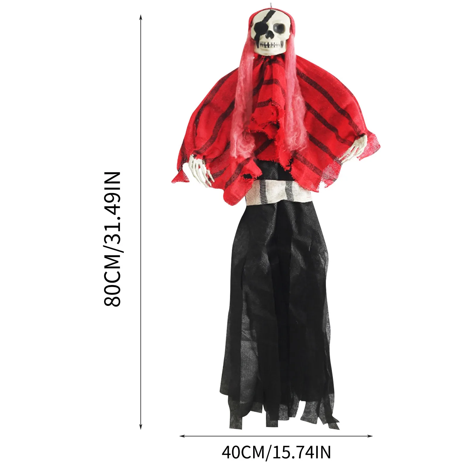 Реквизит для Хэллоуина в виде черепа страшный дом с привидениями подвесное