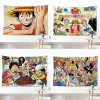 classic anime movie poster one piece luffy cartoons posters flags banners canvas painting wall stickers childrens room decor