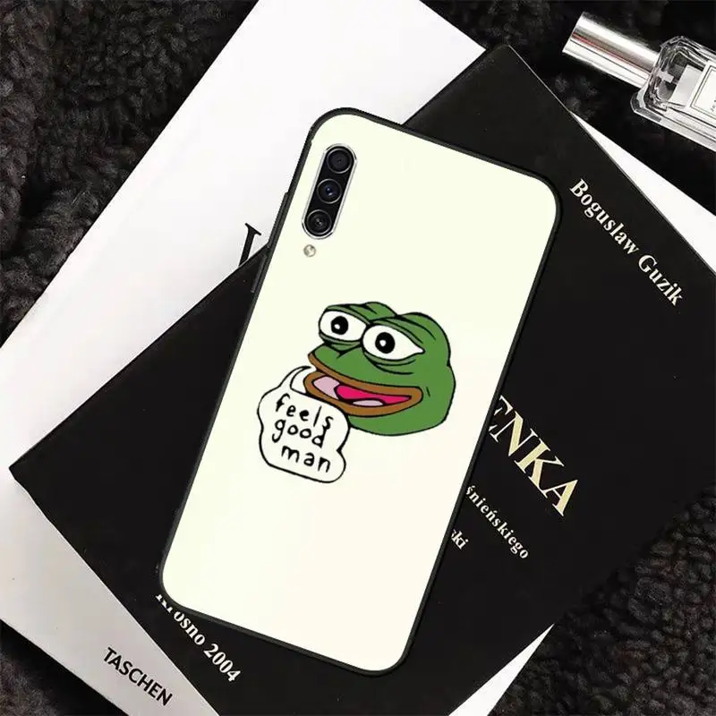 

Funny The Frog Pepe Face Cry Happy Phone Case For Samsung galaxy S 7 8 9 10 20 edge A 6 10 20 30 50 51 70 note 10 plus