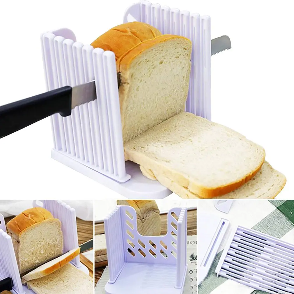 

NEW Professional Bread Loaf Toast Cutter Slicer Slicing Cutting Guide Mold Maker Kitchen Tool Practical Bread Cutter