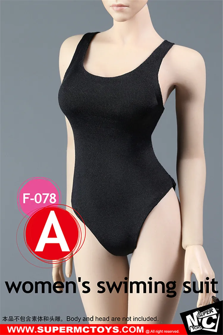 SUPERMCToys F 078 1/6 весы Женский сексуальный купальник бикини цельный для девочек детей