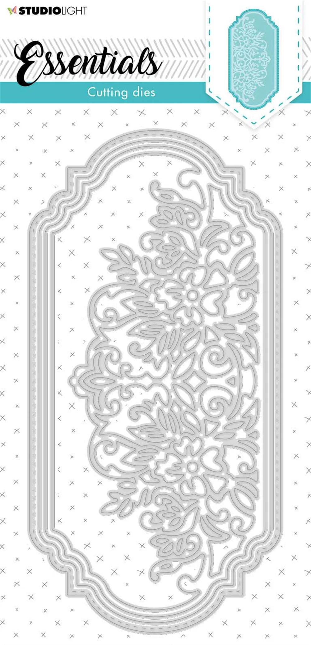 

SL Slimline Decorative Border Essentials 2021 New Metal Cutting Dies Scrapbook Diary Decoration Embossing Template Diy Gift
