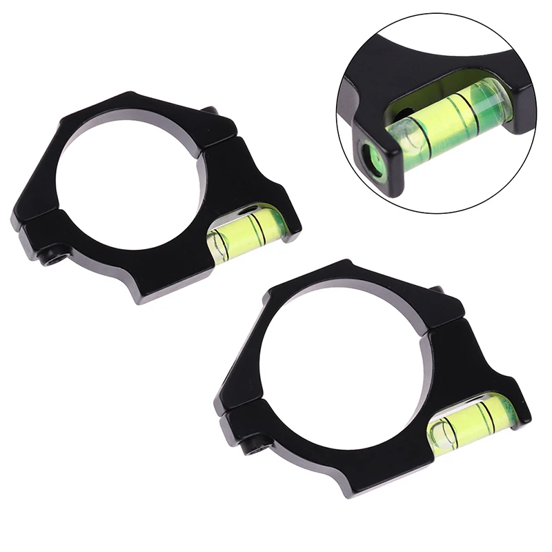 

NEW 25.4mm/30mm Ring Bubble Level Balance Pipe Clamp Bracket For Scope Hunting Riflescope
