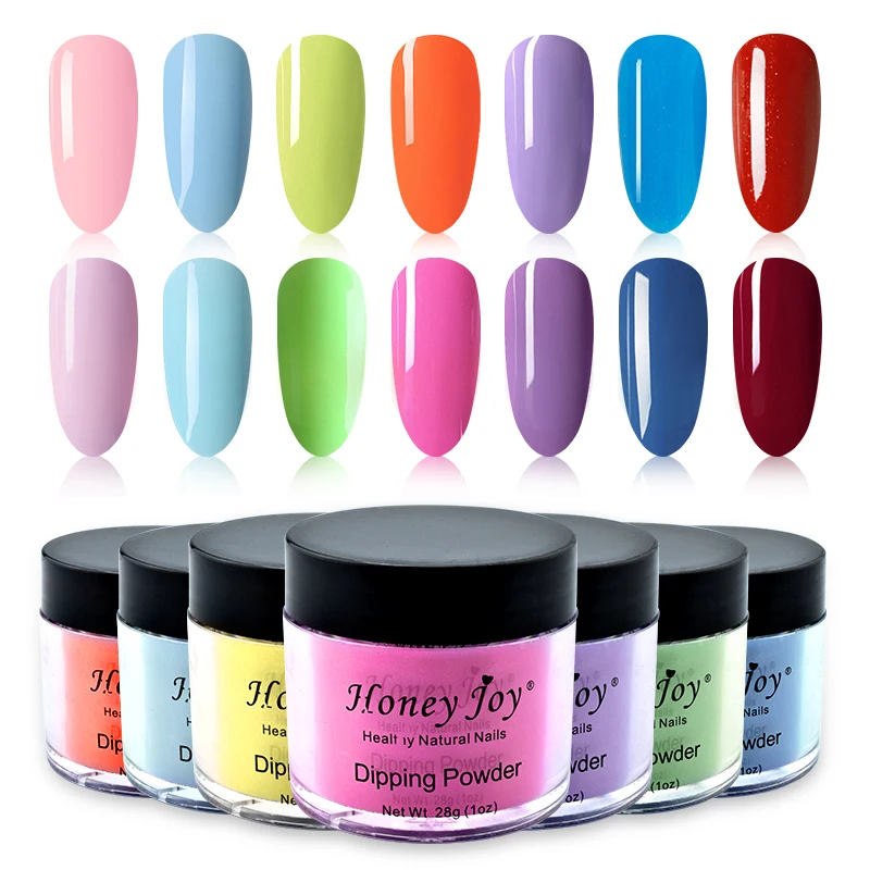 Очень мелкий порошок для ногтей 28 г/кор. окунающий розовый синий фиолетовый без