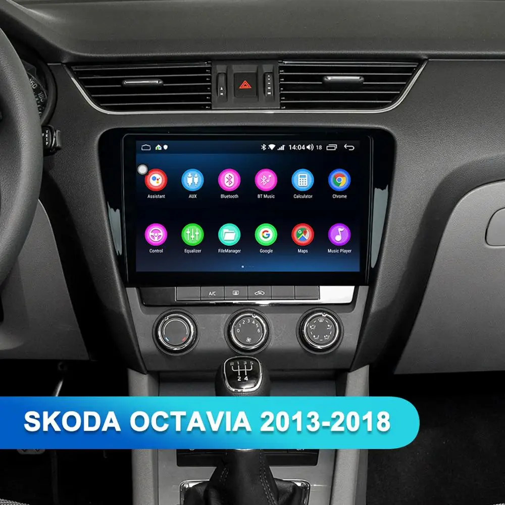 Автомобильный радиоприемник 10 &quot стерео Android OBD для Volkswagen SKODA Octavia 3 A7 2013 2014 2015-2018