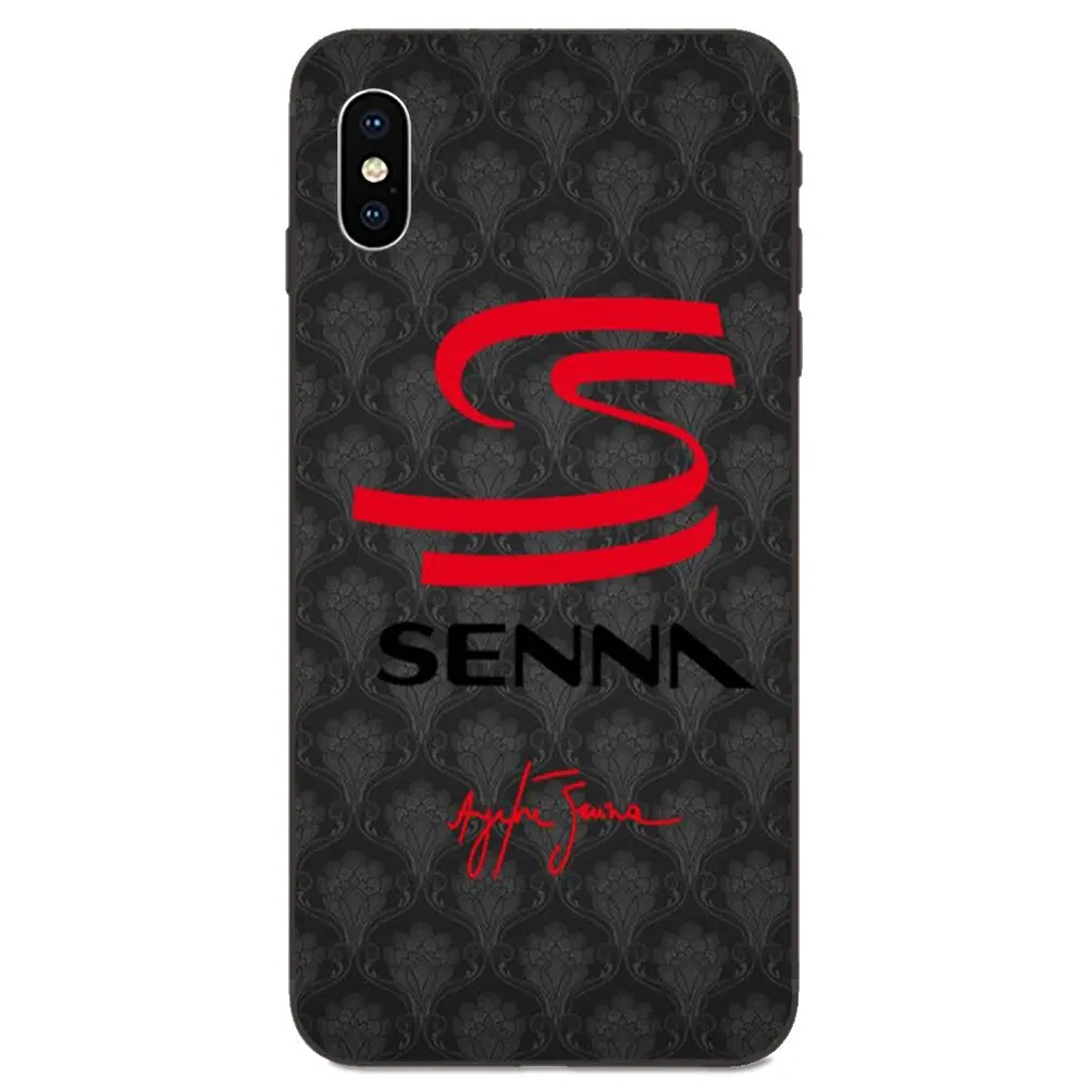 For Xiaomi Redmi Note 3 3S 4 4A 4X 5 5A 6 6A 7 7A K20 Plus Pro S2 Y2 Y3 Soft TPU Cover Ayrton Senna Drive Racing Star Logo | Мобильные