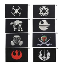 Star Wars AT-M6 Figure Anime Accessories Embroidered Velcro Badges Movie & TV Peripheral Clothes Accessories Children Gift