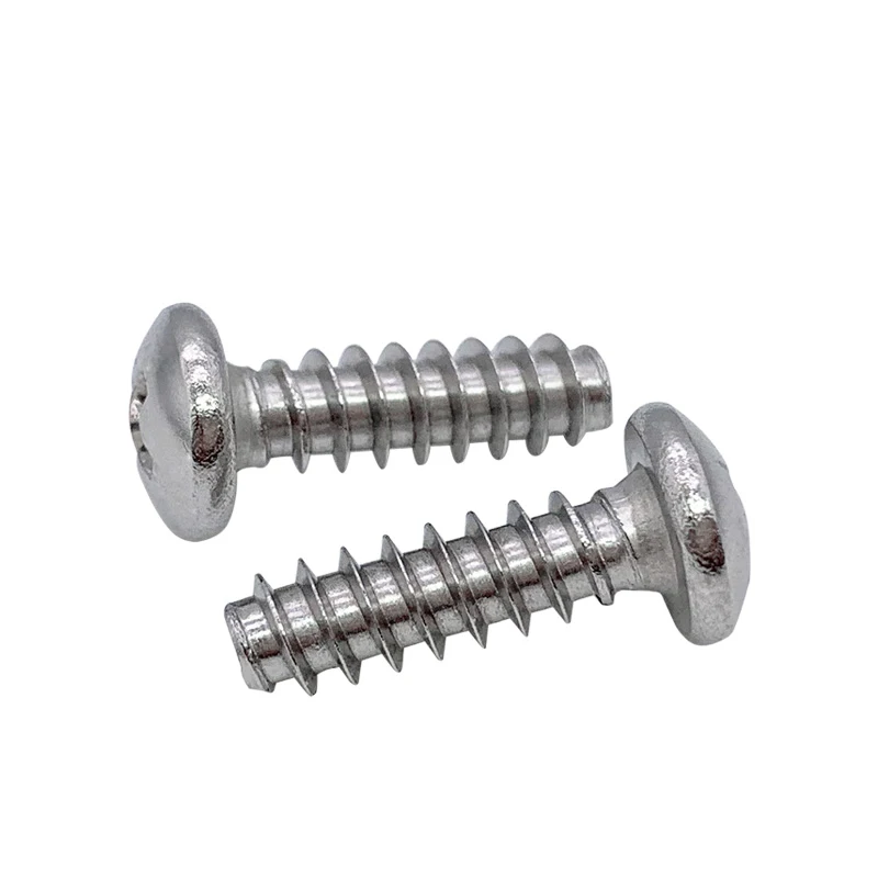 50pcs M3 Phillips round head screws cross pan headed screw self-tapping hirao bolts stainless steel bolt GB846 4mm-25mm long |