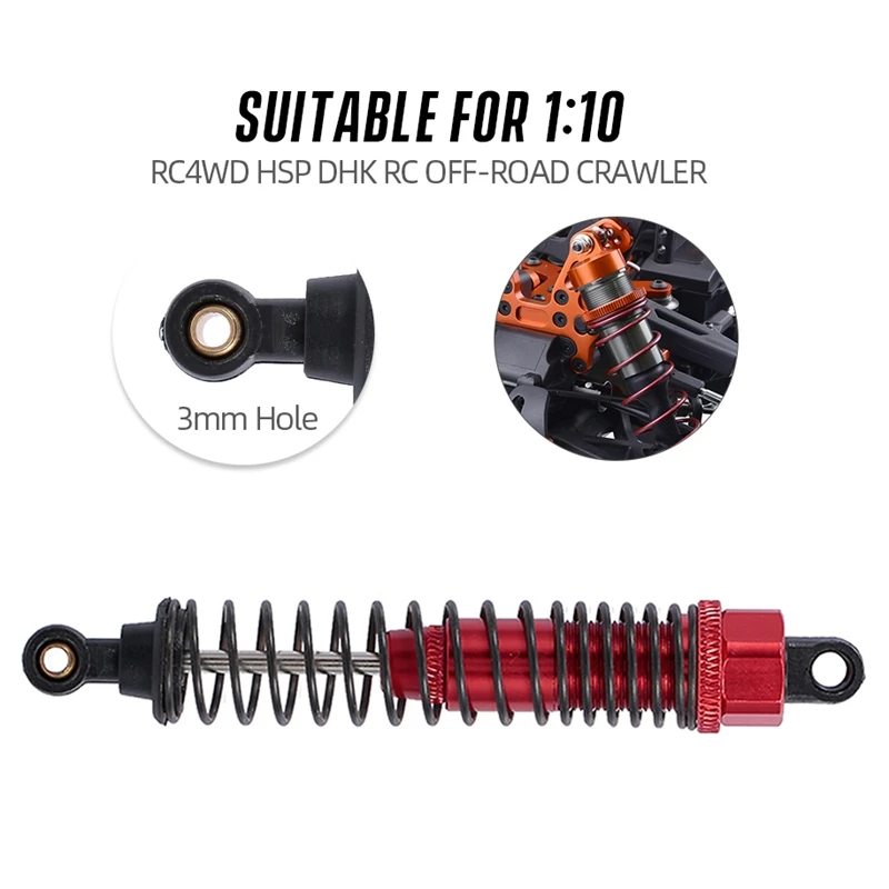 

RC 108004(08001) Black Aluminum Shock Absorber 2Pcs Fit HSP 1/10Truck
