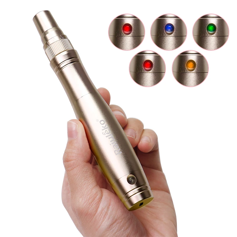 Электрический Дерма инструменты авто микроиглы ручка винтовой порт игольчатые