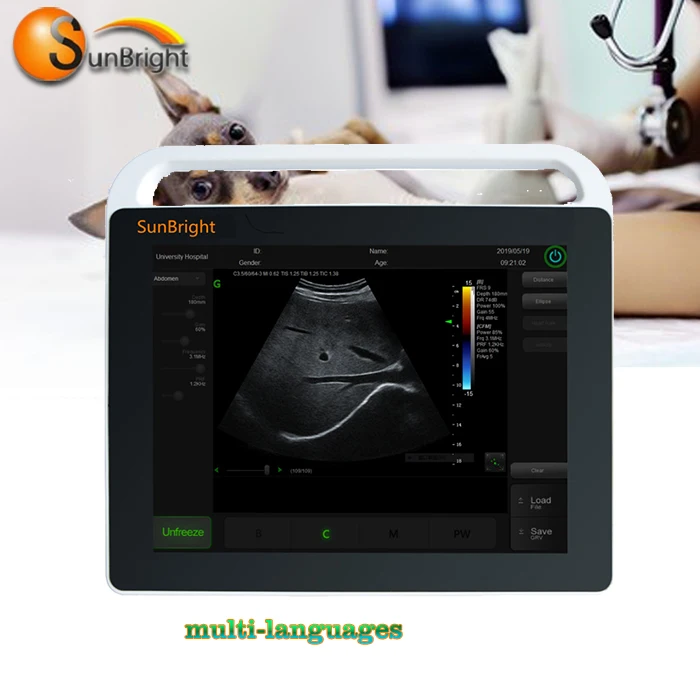 

Пальмовой Ветеринарный ультразвуковой сканер, медицинский ветеринарный портативный ультразвук для животных и беременных