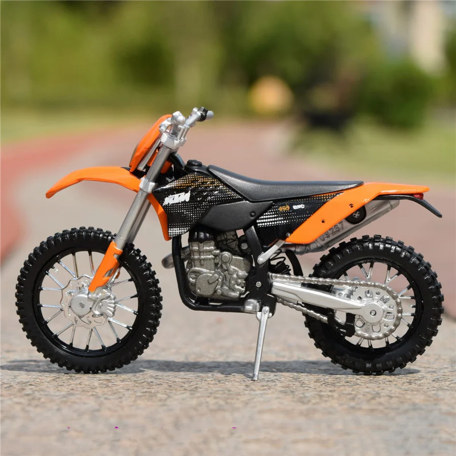 Мотоциклы Maisto KTM 1/18 EXC модели мотоциклов литые с дисплеем подарок на день рождения
