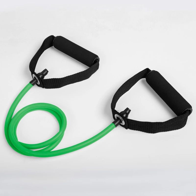 

Resistance Bands with Handles Yoga Pull Rope Elastic Fitness Exercise Tube Band