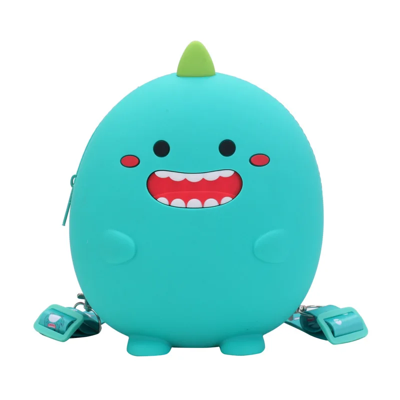 

New Cute Silicone Messenger Cartoon Backpack Student Cute Children Mobile Phone Bag Shoulder Bag