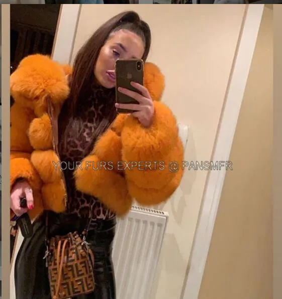 Short Style Warm Cute Trendy Women's Jacket Thickening HIgh Quality Women Clothes 2020 Outerwear Natural Fox Fur Coats for | Женская