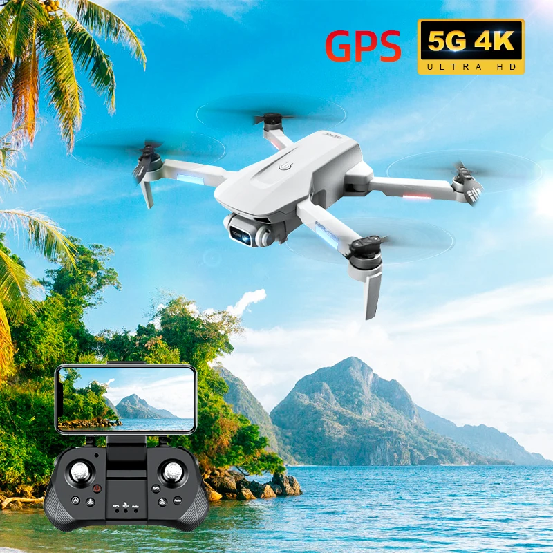 F8 Радиоуправляемый Дрон 4CH 5G GPS HD 4K камера Профессиональная передача изображения