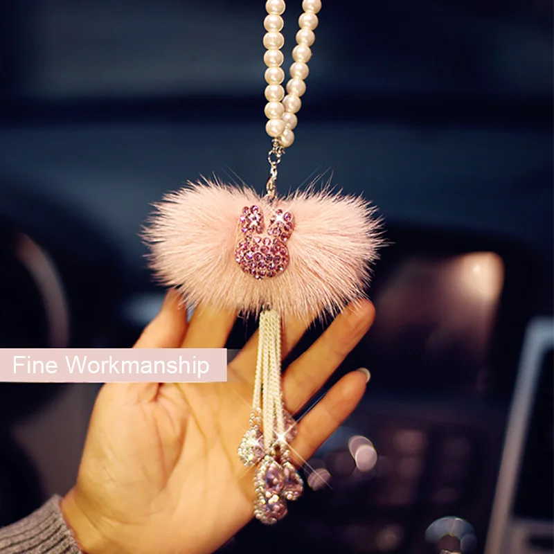 Стразы искусственная кожа роскошный интерьер автомобиля подвесные аксессуары