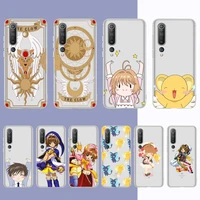 cartoon card captor sakura phone case for redmi note 5 7 8 9 10 a k20 pro max lite for xiaomi 10pro 10t