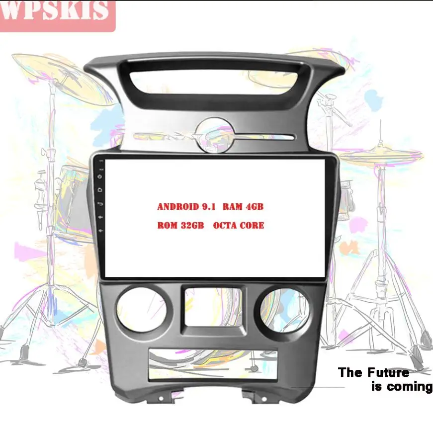 9.0 4G-32G 8Core Ips 2Din 1024*600 Android 10,0 автомобильный DVD авто радио с google play gps navi HU мультимедиа для kia Carens 2007 2008 2009 2010 11 - Цвет: 9.0 4G-32G 8Core