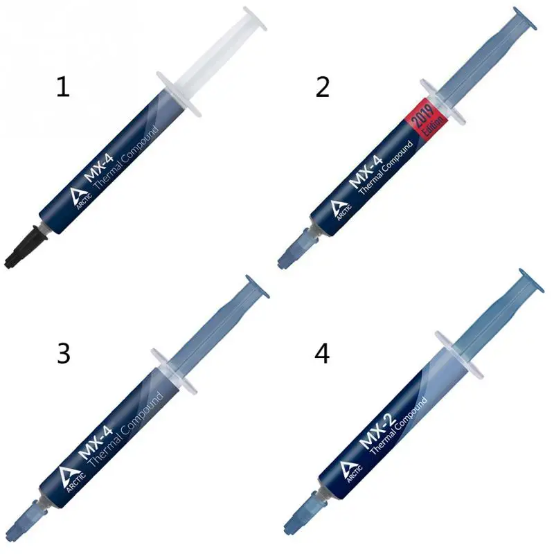 4g Compound CPU Heatsink Cooling Thermal Paste Tube Computer Notebook Fan Grease For ARCTIC MX-4 Thin Texture Cream Esay Use | Компьютеры