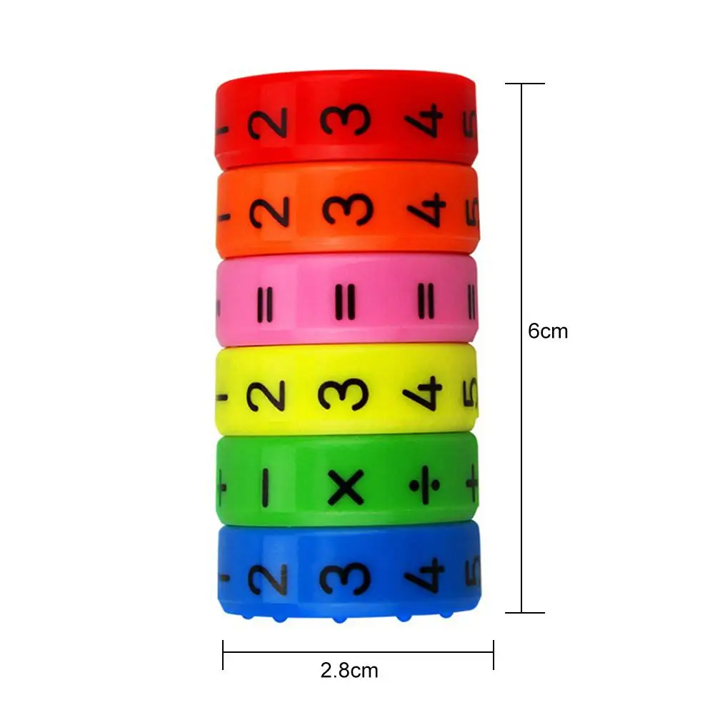 6 шт. детский Магнитный куб-пазл для обучения математике | Игрушки и хобби