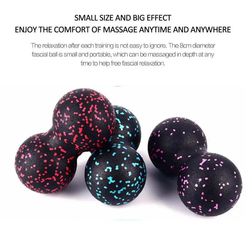 Арахисовый Массажный мяч для тела релаксация Йога упражнения снятие фитнеса