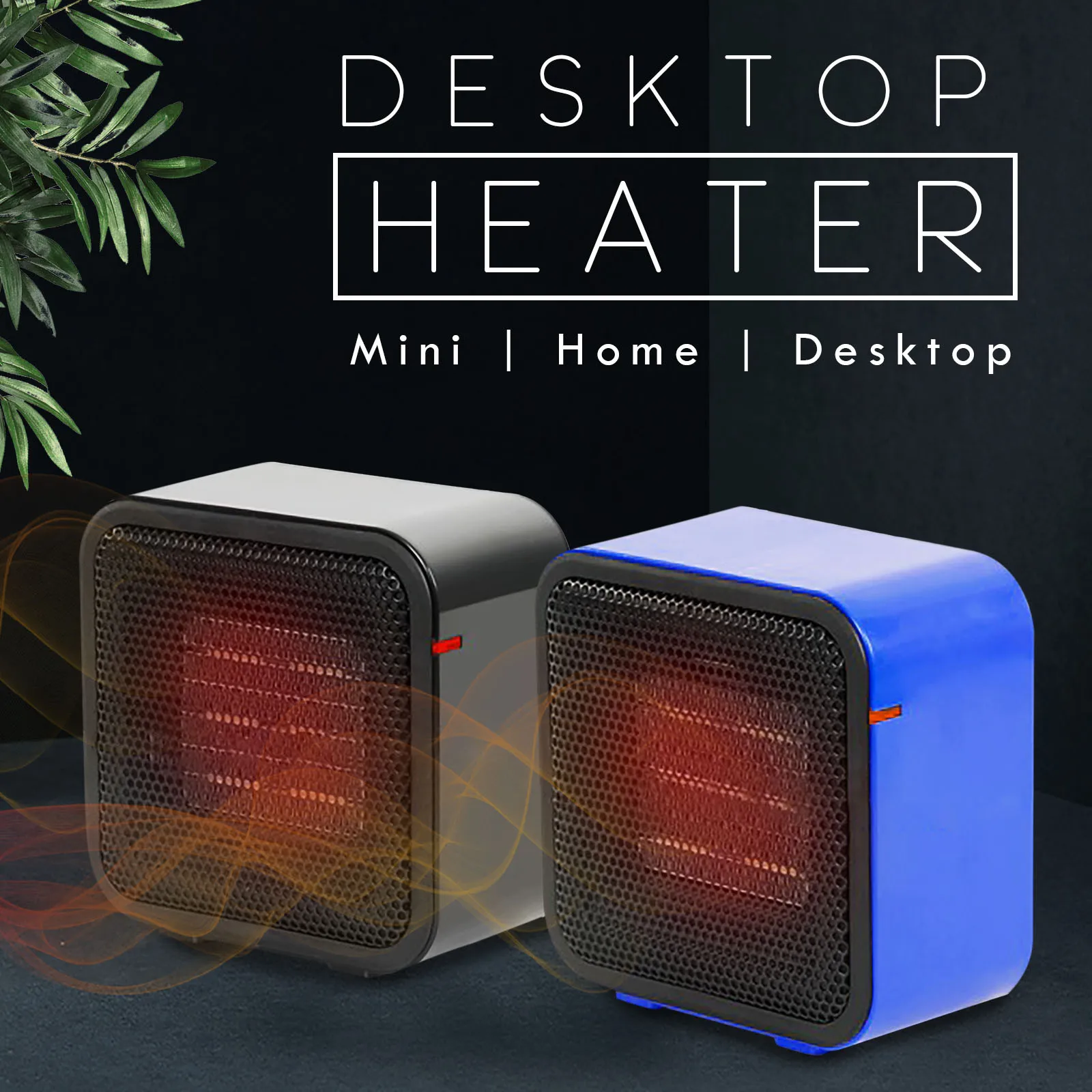 900 Вт Мини Портативный электрический нагреватель настольный вентилятор теплого