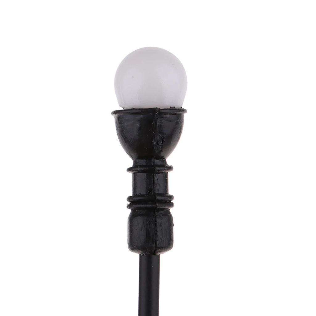 

20 1:100 Garden Miniatures Landscape Decor Street LEDs Single Headlight 7cm