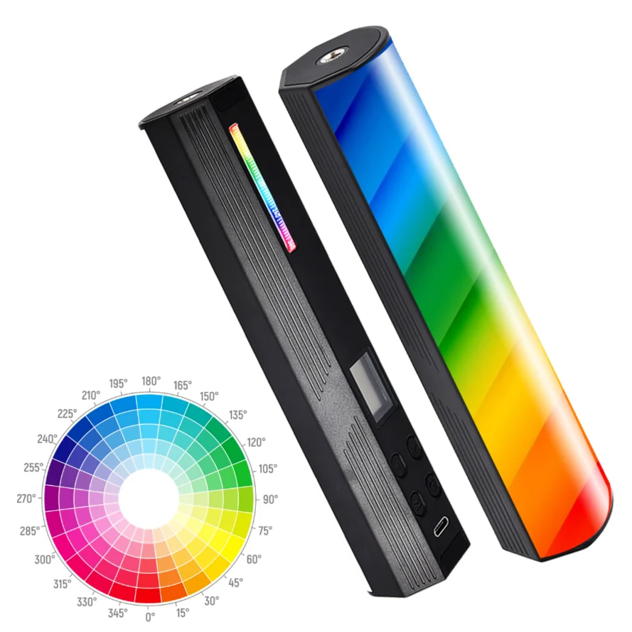 Светодиодная Rgb-лампа для видеосъемки CAMOLO компактная Магнитная трубка