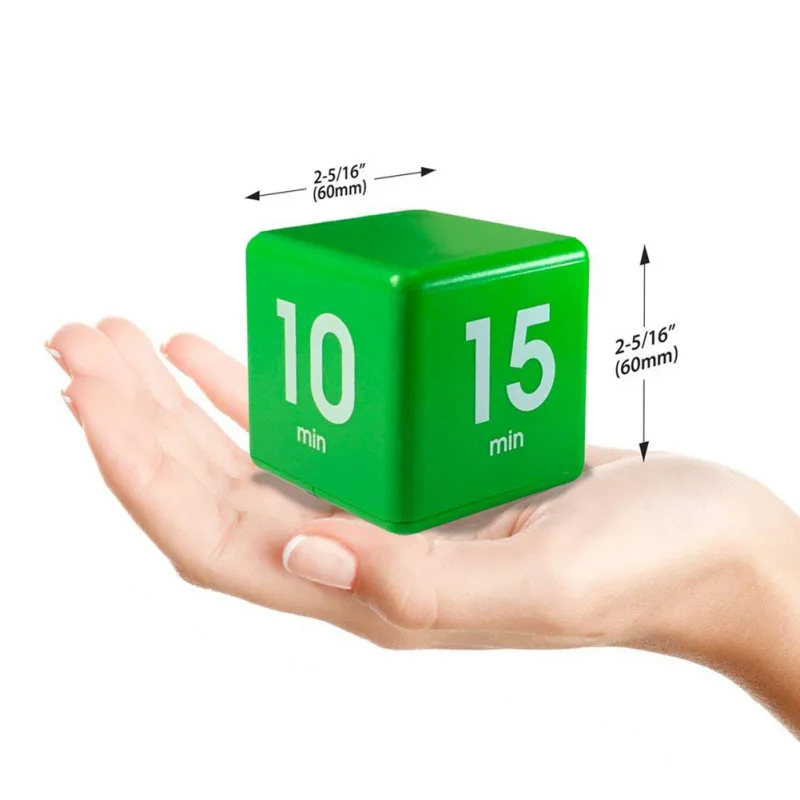 

1Pcs Stylish 5/15/30/60 Minutes Kitchen Timer Cube Miracle Multi-function Timer Management Kids Timer Exercise Timer Alarm Clock