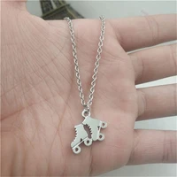 roller skate simple charm creative chain necklace women pendants fashion jewelry accessory friend gifts necklace
