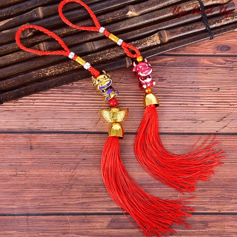 Счастливый 2021 год быка китайский памятный сувенир подарок Подвеска для