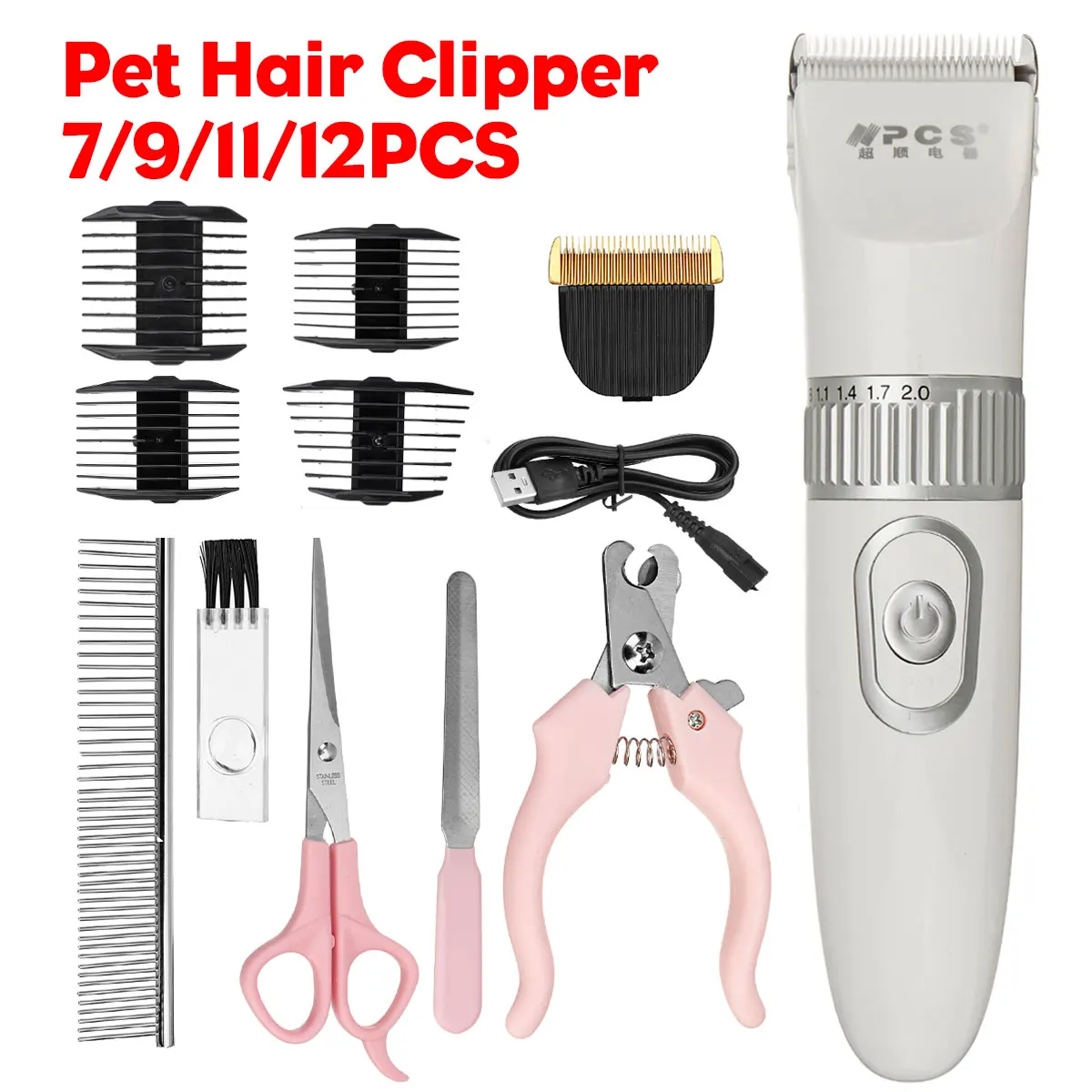 

Триммер для груминга домашних животных, 110-240 В AC